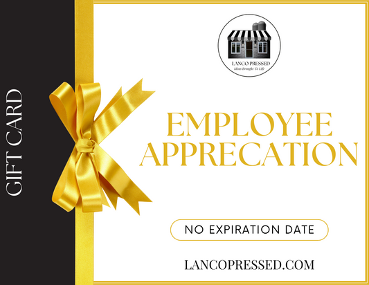 EMPLOYEE APPRECIATION GIFT CARD