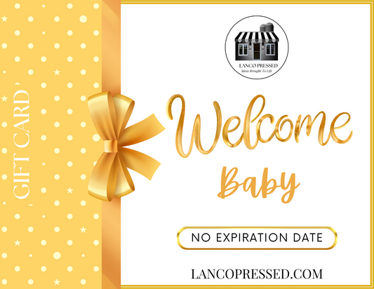 WELCOME BABY GIFT CARD